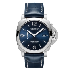 PANERAI 沛納海 最新款藍面 PAM01313 自動上鍊腕錶-44mm