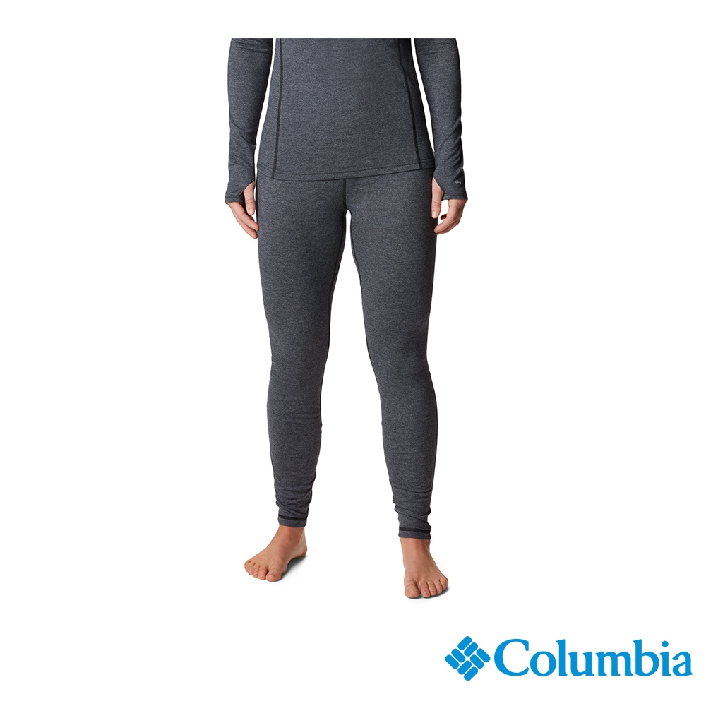 Columbia哥倫比亞 女款-Tunnel Springs快排羊毛內著長褲黑色 UAL96360BK/HF