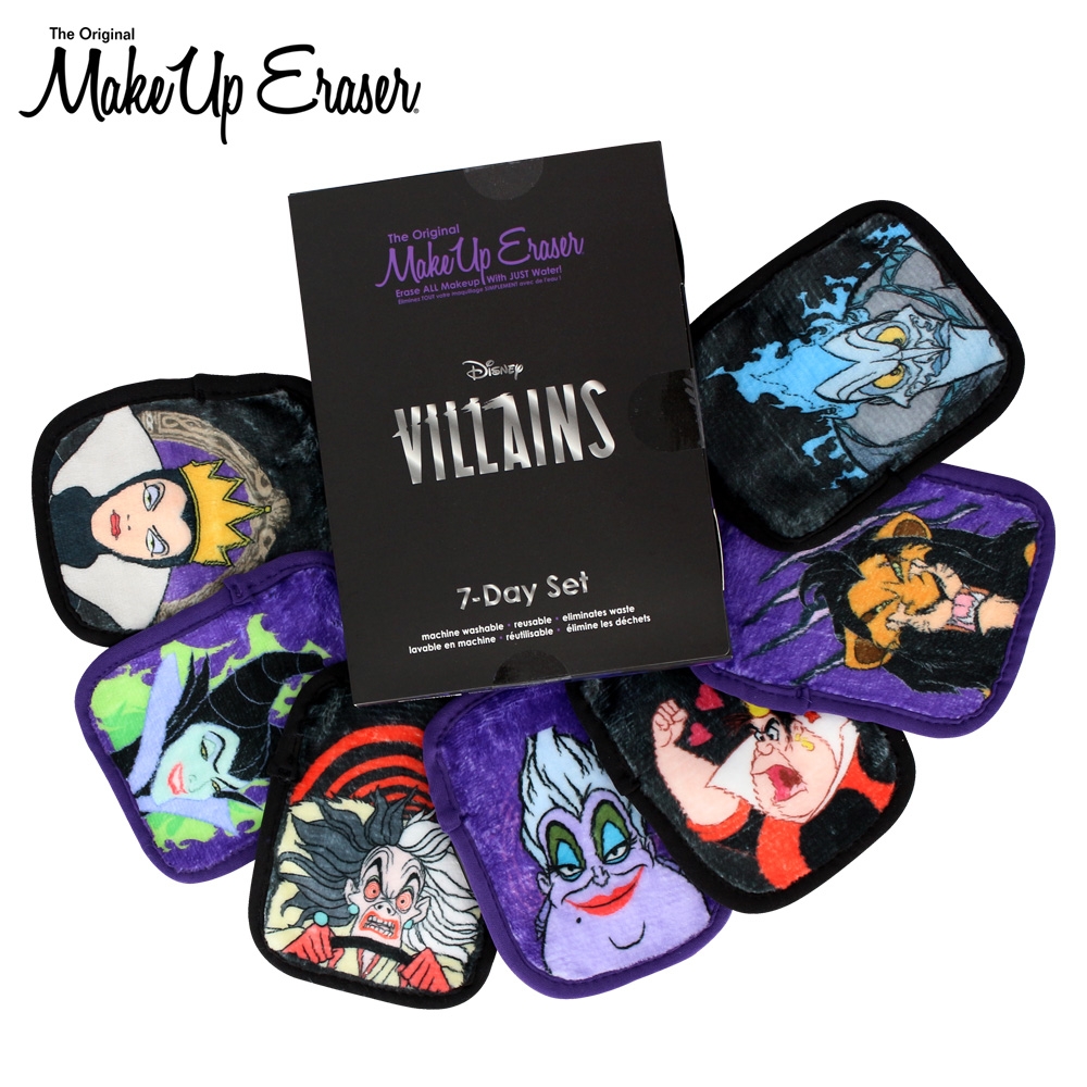 Makeup Eraser 原創魔法卸妝巾 Disney壞皇后限定七件組 Disney Villains 7 Day Set 歐美保養彩妝 Yahoo奇摩購物中心 0661