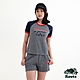 Roots 女裝- CANADA BASEBALL RINGER短袖T恤-灰色 product thumbnail 1