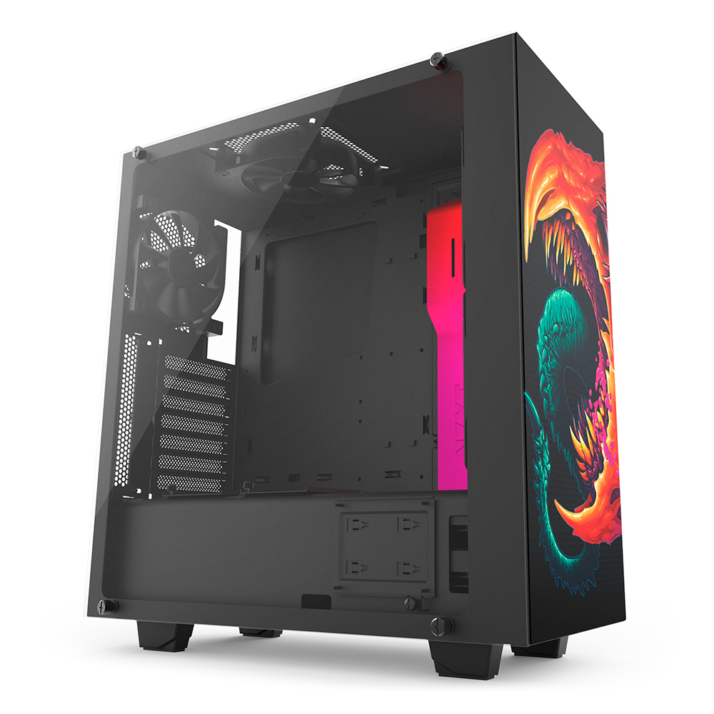 NZXT【Source 340 Elite HyperBeast】透側 ATX電腦機殼