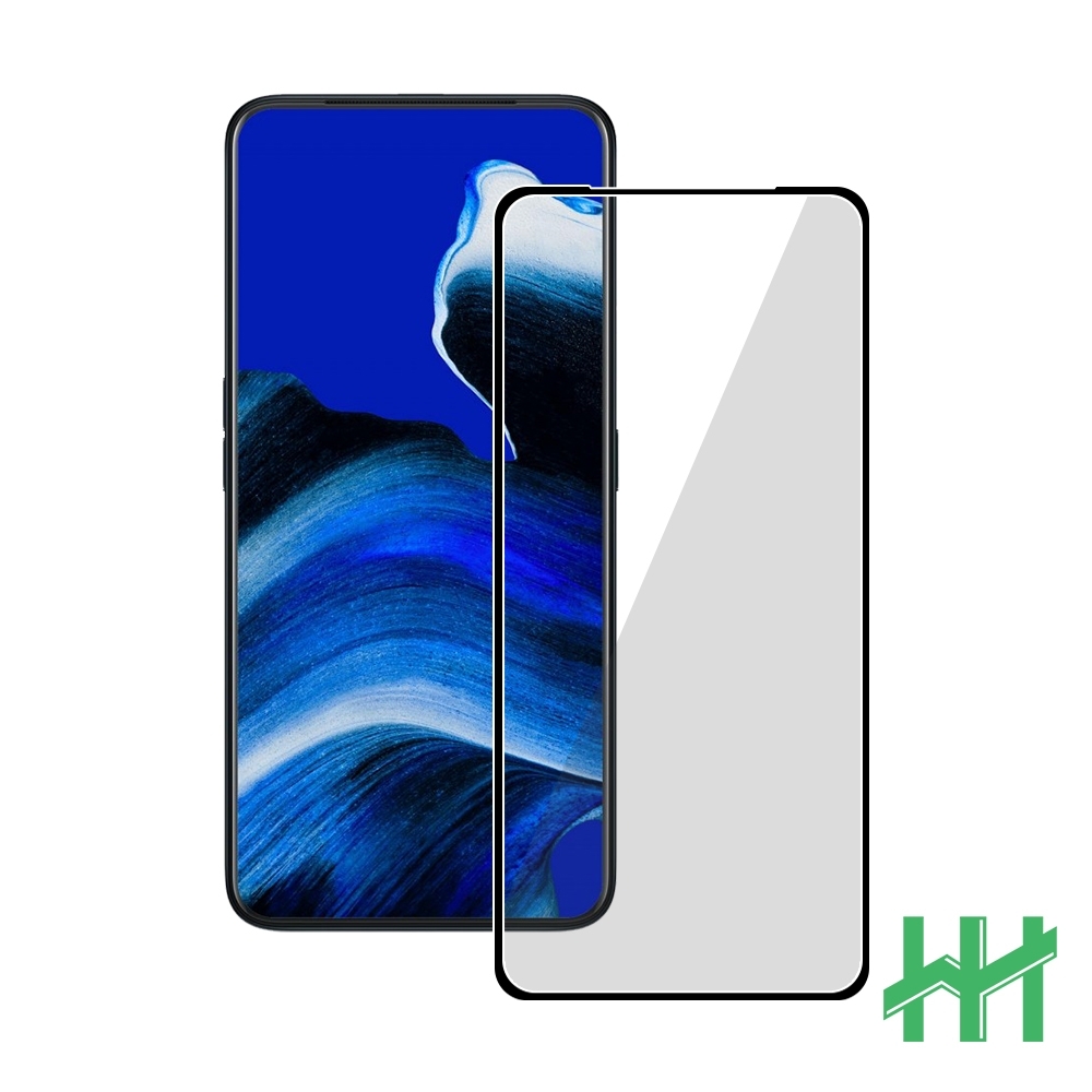 【HH】鋼化玻璃保護貼系列 OPPO Reno2 Z (6.5吋)(全滿版黑)