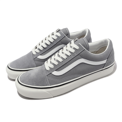 Vans 休閒鞋 Old Skool 36 DX 男鞋 女鞋 灰 白 麂皮 經典 VN0A4BW3BM7