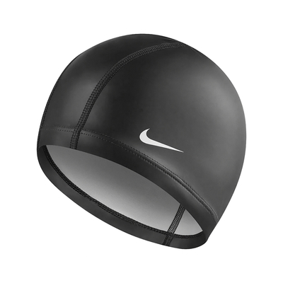 Nike 泳帽 Synthetic Coated 黑 白 抗氯塗層 耐用 游泳 NESS4600-001