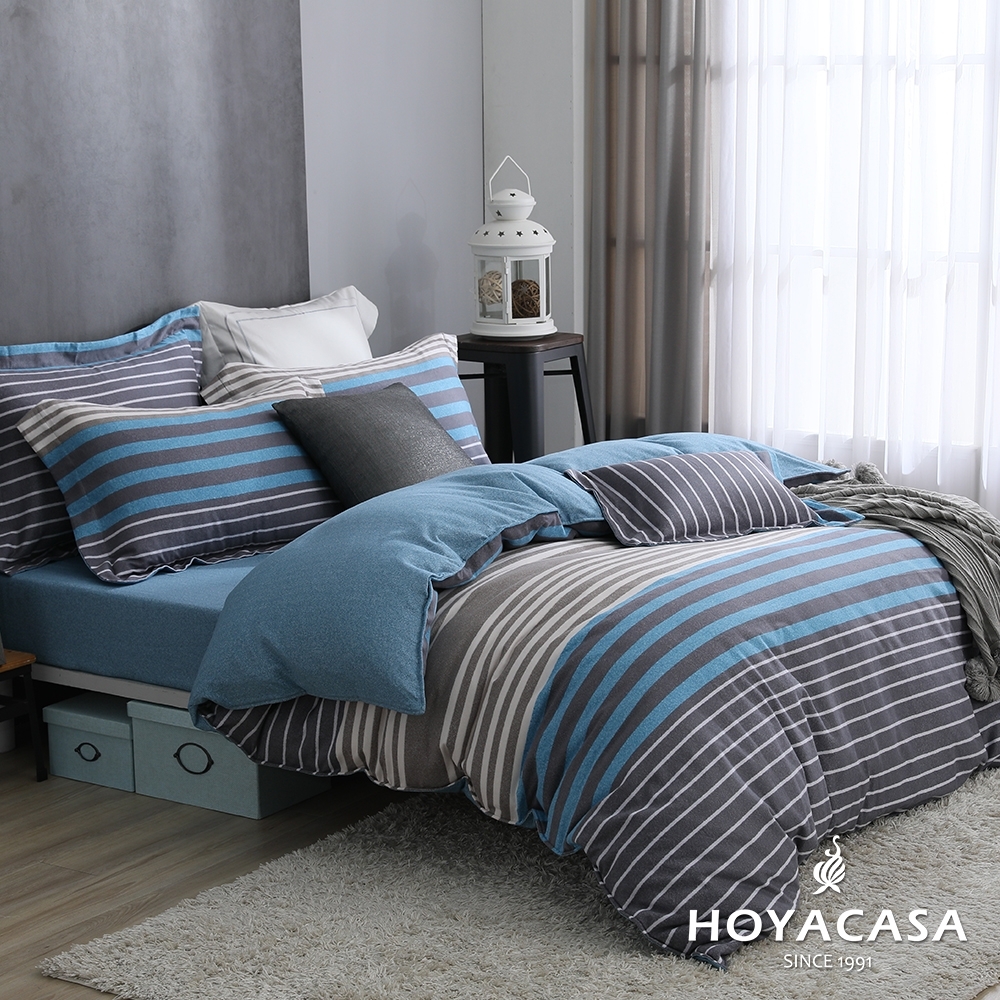 Hoyacasa維尼斯特大抗菌精紡棉兩用被床包組 兩用被床包組 Yahoo奇摩購物中心