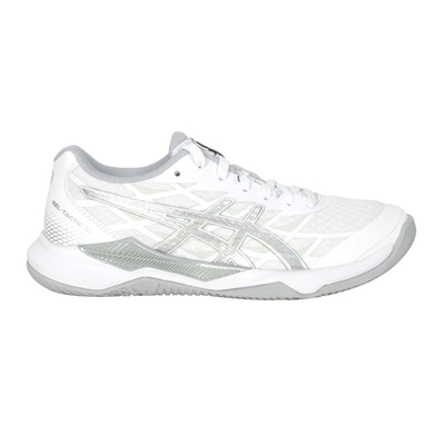 ASICS GEL-TACTIC 12 女排羽球鞋-排球 羽球 亞瑟士 1072A092-100 白銀