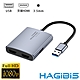 HAGiBiS海備思 鋁合金USB3.0轉雙FHD 1080P高畫質視訊轉接器 product thumbnail 1