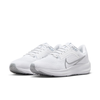 NIKE 慢跑鞋 女鞋 運動鞋 小飛馬 緩震 W AIR ZOOM PEGASUS 40 白 DV3854-101