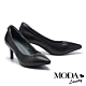 高跟鞋 MODA Luxury 極簡主義百搭全真皮尖頭高跟鞋－黑 product thumbnail 1