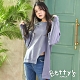betty’s貝蒂思　下襬開衩造型T-shirt(灰藍) product thumbnail 1