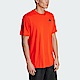 Adidas Club 3str Tee IJ4883 男 短袖 上衣 亞洲版 運動 訓練 網球 吸濕排汗 橘紅 product thumbnail 1
