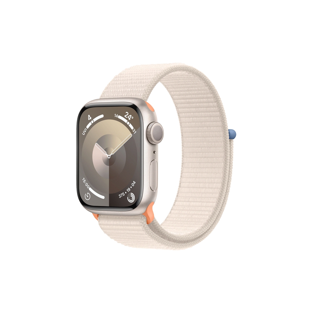 Apple Watch S9 41mm 鋁金屬錶殼配運動錶環(GPS+Cellular) | S9系列