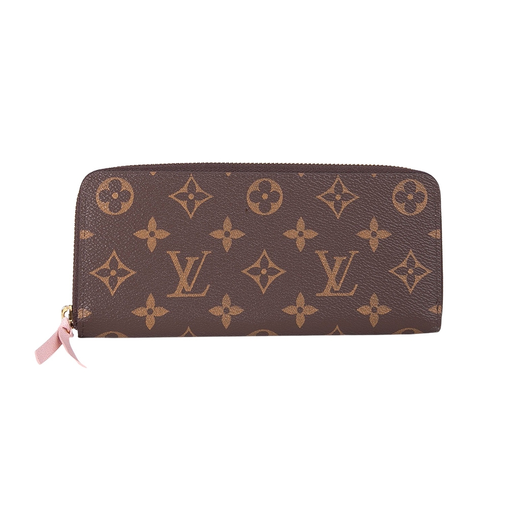 Louis Vuitton M61298 CLEMENCE拉鍊長夾(粉色)