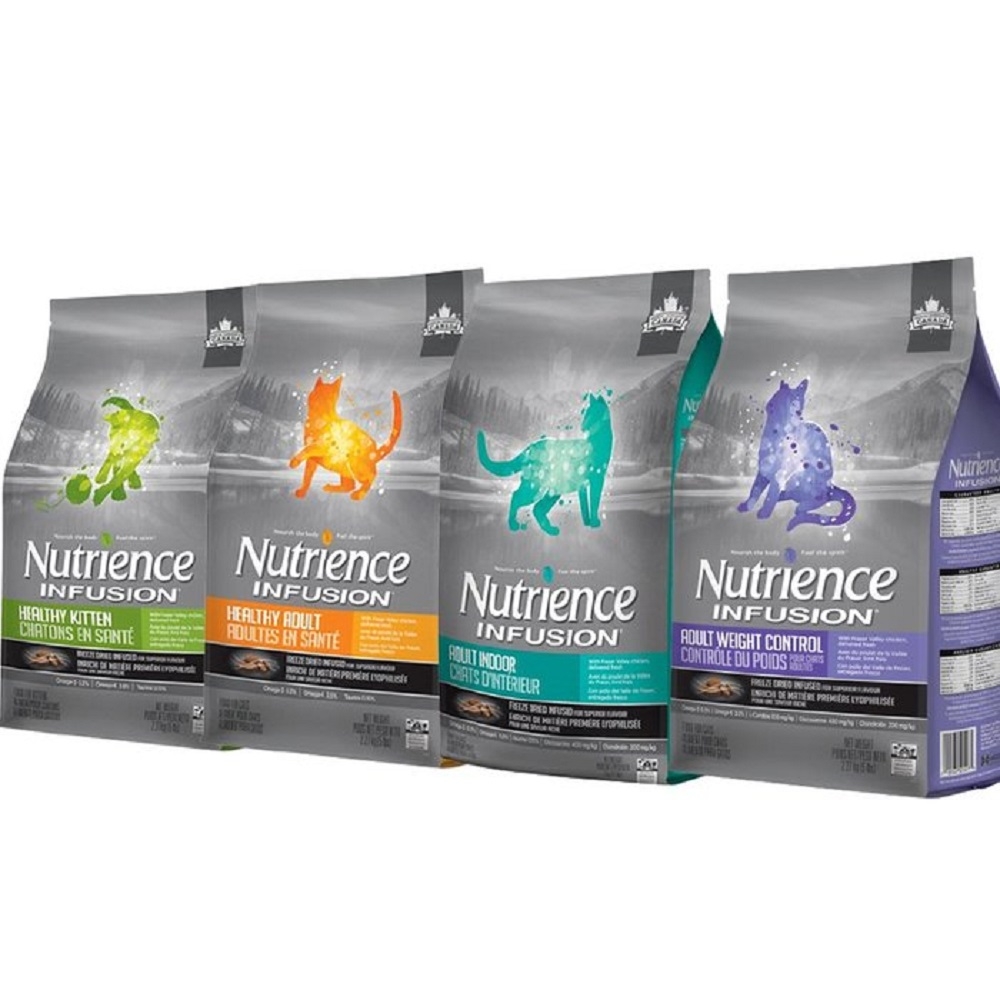 【2入組】Nutrience紐崔斯INFUSION天然糧系列 2.27kg(5lbs) 送全家禮卷50元*1張 購買第二件贈送我有肉*1包