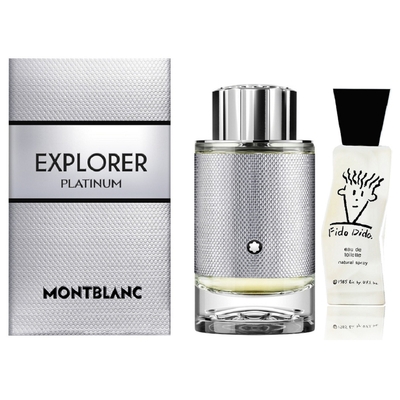 Montblanc Explorer Platinum 極限探尋淡香精 100ml (原廠公司貨) 搭贈 Fido Dido 中性淡香水 100ml