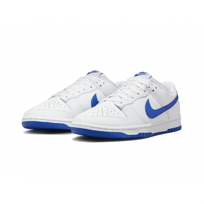 Nike Dunk Low White Hyper Royal 皇家藍 潮流款 低筒 休閒鞋 男女鞋 DV0831-104