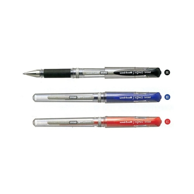 三菱Uni 粗字鋼珠筆 1.0mm 紅/藍/黑 /支 UM-153