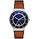 SKAGEN Ancher 創意個性石英手錶(SKW6253)-藍x咖啡/40mm product thumbnail 1