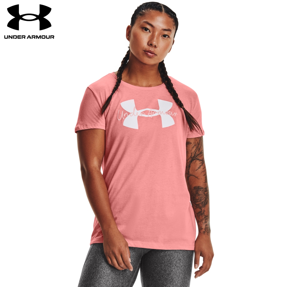 【UNDER ARMOUR】UA 女 Velocity 短T-Shirt-優惠商品