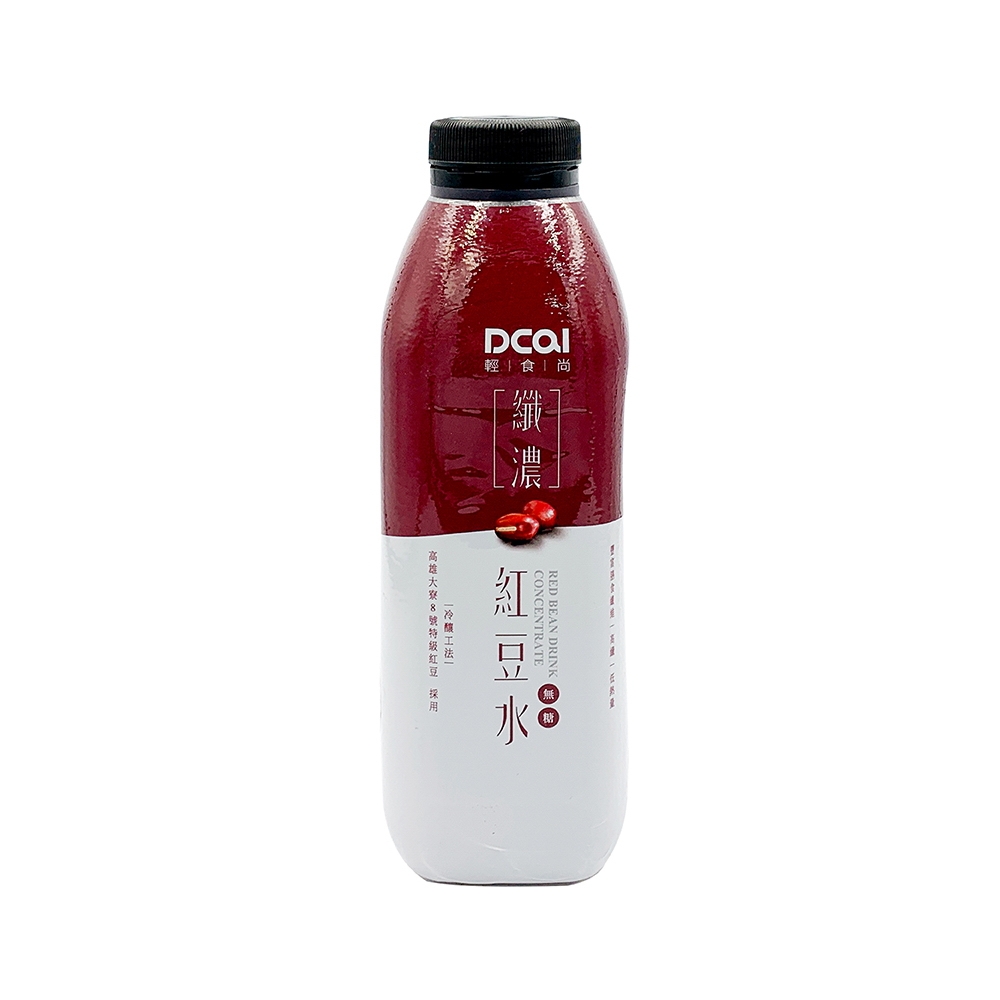 【大寮區農會】Dcal輕食尚-鮮濃紅豆水 960毫升/瓶