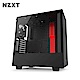 NZXT恩傑 H500 MID-TOWER CASE 電腦機殼/鋼化側透玻璃-紅 product thumbnail 1