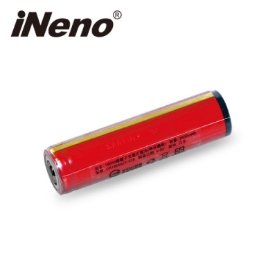 【iNeno】18650高效能鋰電池2600mAh內置日本松下(帶安全保護板)