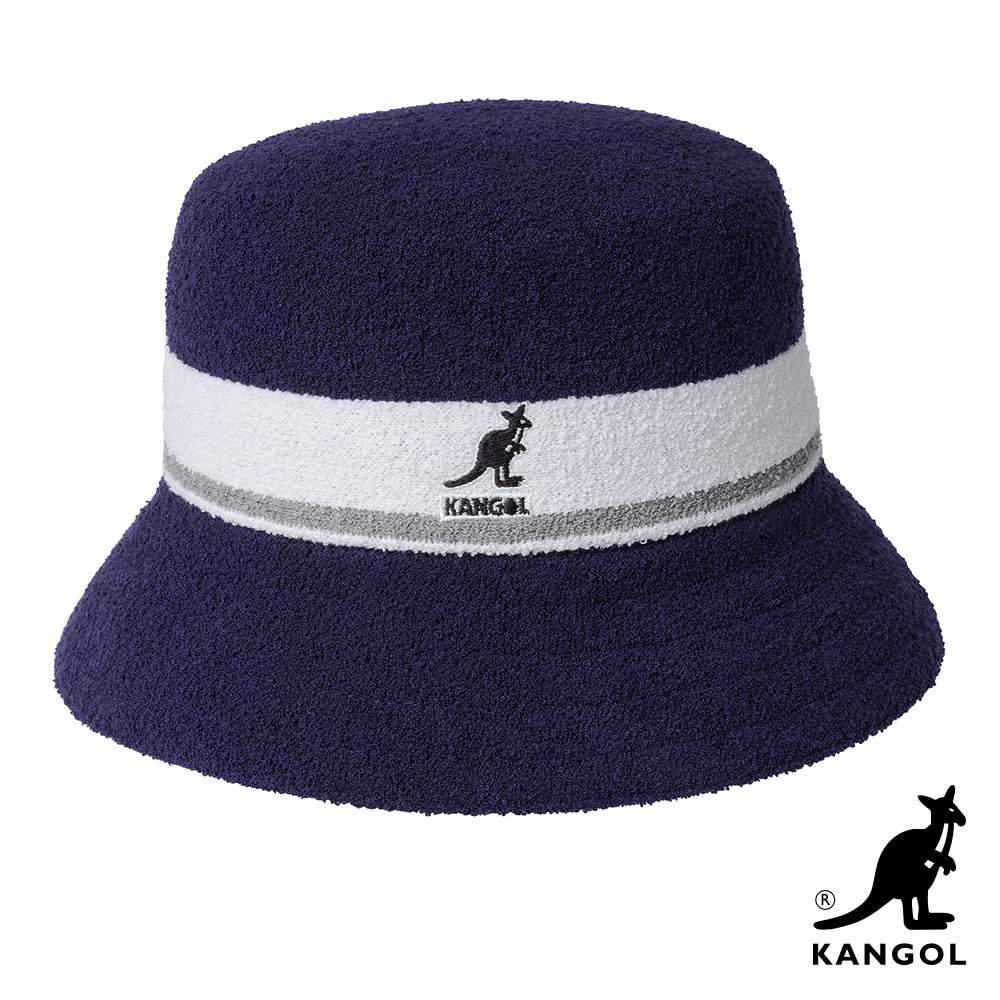 KANGOL-BERMUDA STRIPE 漁夫帽-藍色