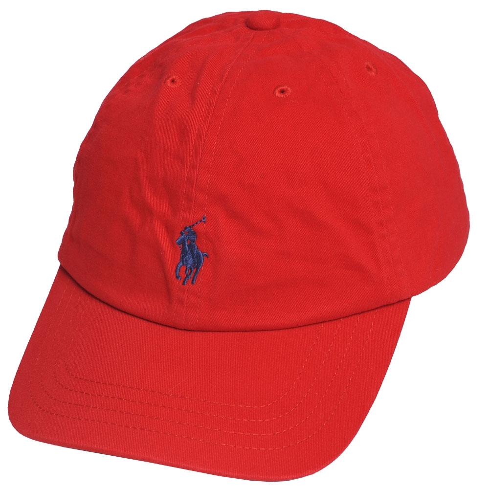 POLO RALPH LAUREN 品牌小馬刺繡LOGO棒球帽(紅) | 精品服飾/鞋子