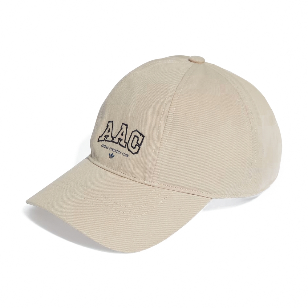 adidas 帽子Rifta 男女款奶茶深藍棒球帽遮陽小LOGO 三葉草愛迪達IL8446 