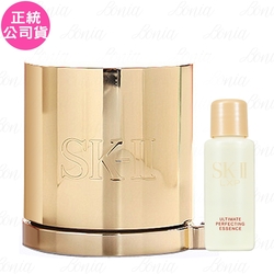 【即期品】SK-Ⅱ 晶鑽極緻奢華再生霜(50g-效期2024.6)+晶鑽極緻奢華超導精萃(10ml)(公司貨)