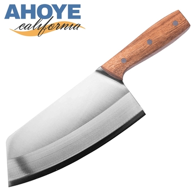 Ahoye 暖手實木柄中式菜刀 (20cm) 砍骨刀