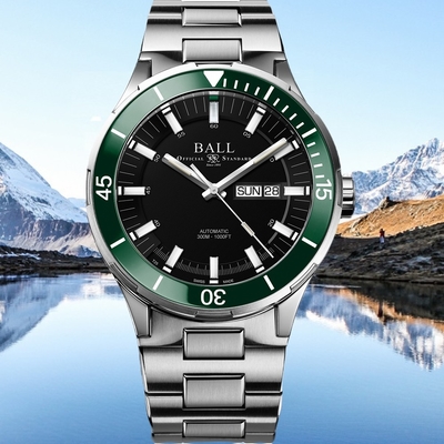 BALL 波爾錶 Roadmaster系列 陶瓷錶圈 潛水機械腕錶 43mm / DM3050B-S12J-BK