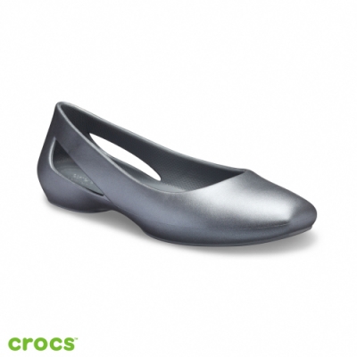 Crocs 卡駱馳 (女鞋) 思瓏珠光女士平底鞋 205946-0GD