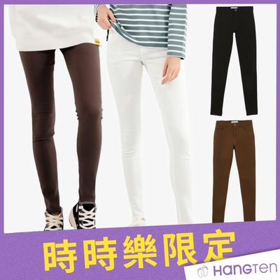 Hang Ten女裝-修身彈力五袋款顯瘦長褲(多款選)