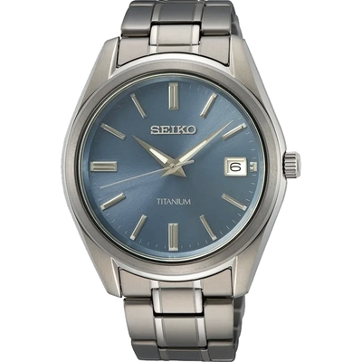 SEIKO 簡約經典鈦金屬腕錶6N52-00B0B