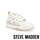 STEVE MADDEN-ROARING 拼接綁帶休閒版鞋-米白色 product thumbnail 1