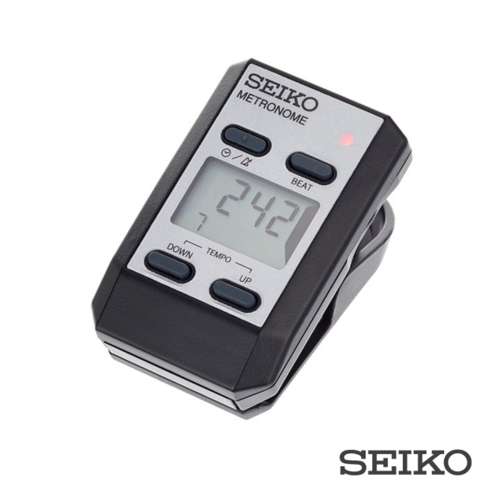 SEIKO DM51夾式數位節拍器 銀