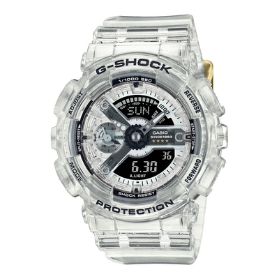 CASIO卡西歐 G-SHOCK 40周年Clear Remix系列(GMA-S114RX-7A)