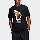 Adidas Dame Lego Ss [HA7055] 男 短袖上衣 T恤 運動 籃球 樂高 聯名 棉質 亞洲版 黑 product thumbnail 1