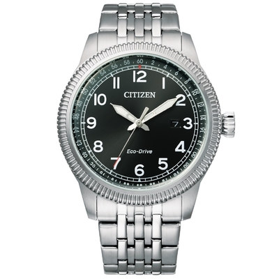 CITIZEN 經典商務三針光動能腕錶BM7480-81E