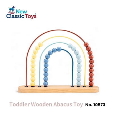 【荷蘭New Classic Toys】幼兒木製算珠玩具-10573