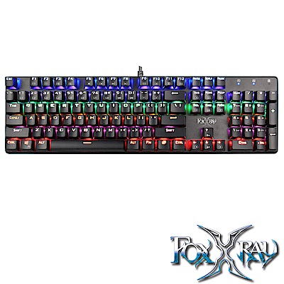 FOXXRAY 鋼甲戰狐機械電競鍵盤(FXR-HKM-22/青軸)
