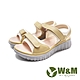 W&M(女)輕感雙帶減壓軟墊涼鞋 女鞋-鵝黃(另有米灰.翠綠) product thumbnail 1