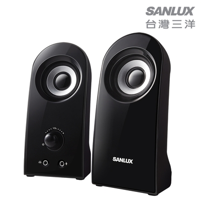 sanlux台灣三洋 2.0聲道usb多媒體喇叭 sysp-m220