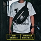 New Balance 側背包 Athletics Waist Pack 男女款 黑白 基本款 經典 NB 腰包 斜肩包 LAB23001BWP product thumbnail 1