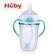 【美國 Nuby】Comfort 寬口徑防脹氣矽膠奶瓶 250ml (附 360度滾珠吸管) product thumbnail 1
