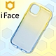 日本 iFace iPhone 14 Plus Look in Clear Lolly 抗衝擊透色糖果保護殼 - 藍寶檸檬色 product thumbnail 1