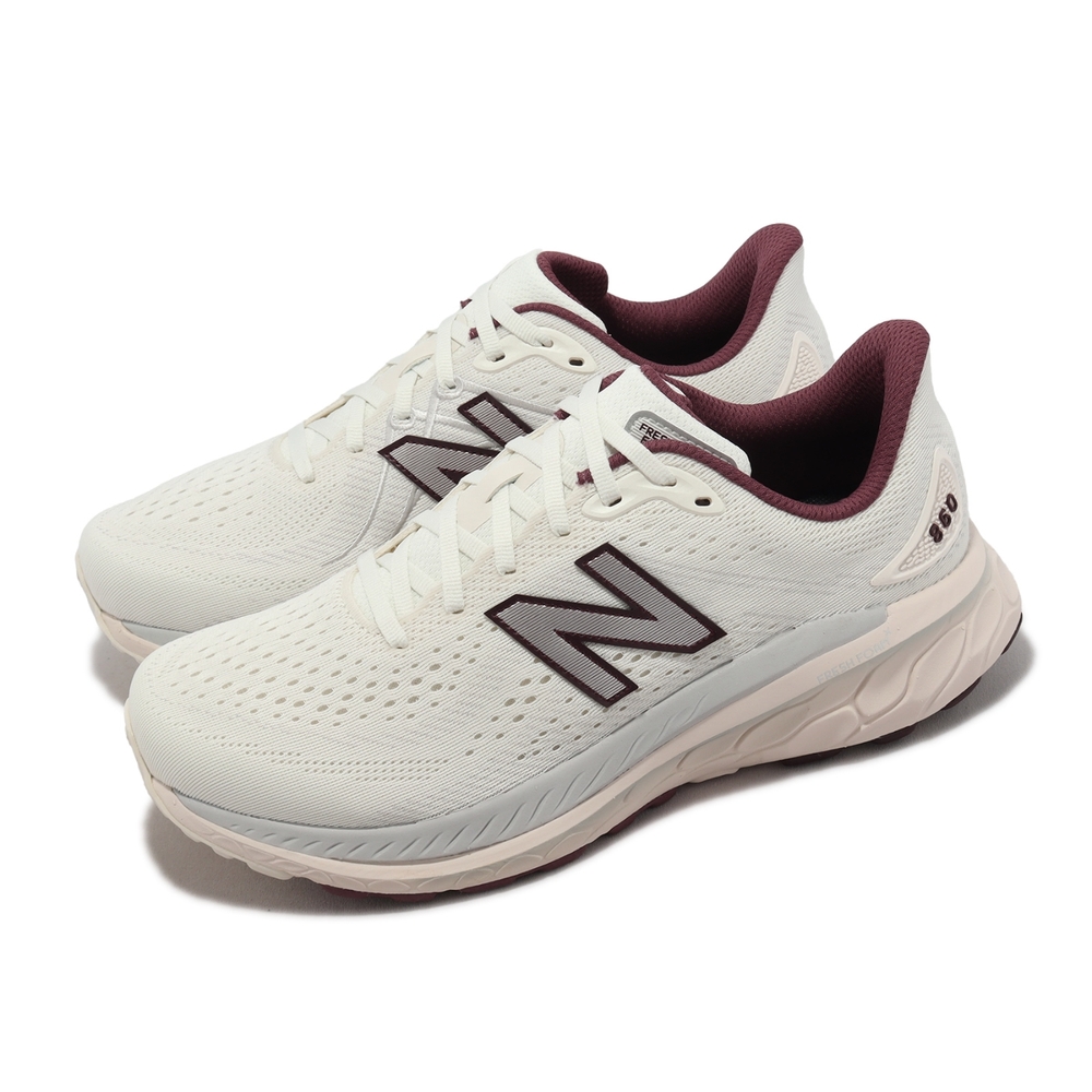 New Balance 慢跑鞋 860 V13 2E 寬楦 男鞋 白 紅 緩震 運動鞋 路跑 NB 紐巴倫 M86013S-2E