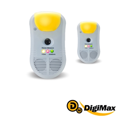 DigiMax  強效型三合一超音波驅鼠器  2 入組  UP-11T