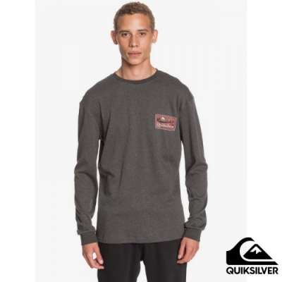 【QUIKSILVER】OLD HABIT LS 長袖T恤 黑灰